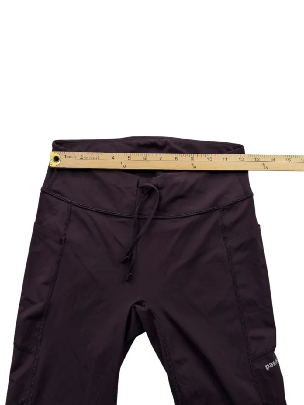 Patagonia Endless Run 7/8 Tights Obsidian Plum Purple Running Legging - Picture 7 of 8